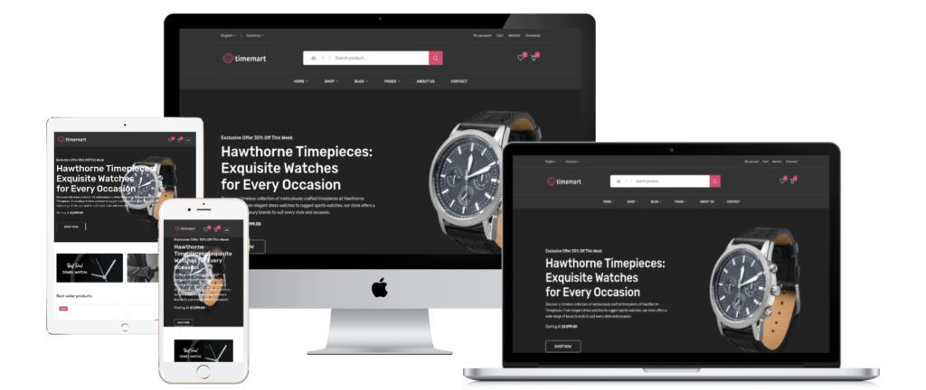 Watch Store HTML Template